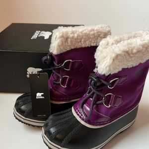 NWT Sorel Yoot Pac Waterproof Snowboot kid size 12